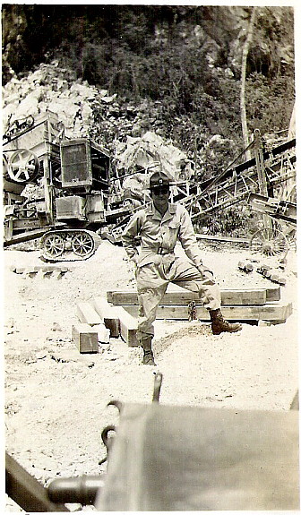 Lt. Mike Gomez, Ipo Rock Quarry, PI, 1946